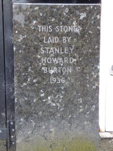 Burton, Acocks Green foundation stone, Birmingham, 2017