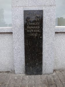 Former Burton building foundation stone, Richmond Hill, Bournemouth, 2017