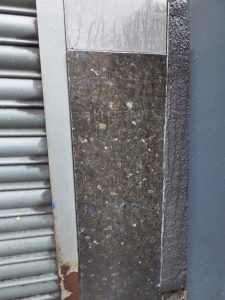 Former Burton foundation stone, Cradley Heath, 2017