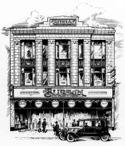 Dundee Murraygate Burton store shown in the company 25th anniversary booklet