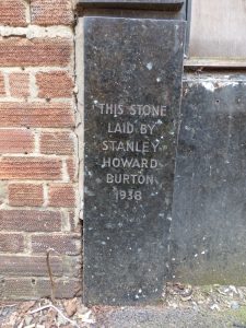 Former Burton foundation stone, Hemel Hempstead, 2018