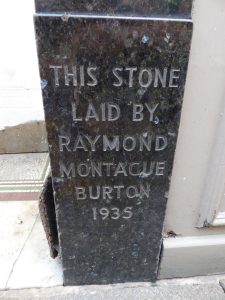 Burton building foundation stone, Kendal, 2017