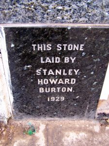 Burton foundation stone, Portobello Road, Notting Hill, London, 2010
