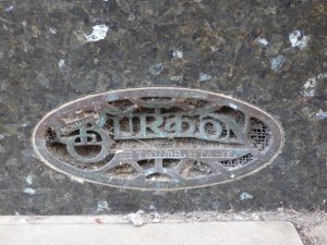 Former Burton store grate, Newark-on-Trent, 2018