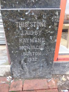 Former Burton store foundation stone, Erdington, Birmingham, 2018
