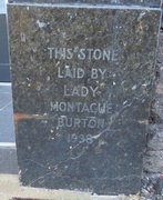 Lady Montague Burton foundation stone