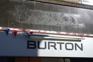 Burton ghost logo, Penrith, 2017