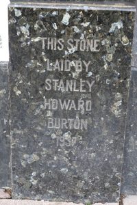 Burton foundation stone, Penrith, 2017