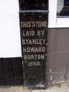 Burton foundation stone, Walton-on-Thames, 2011