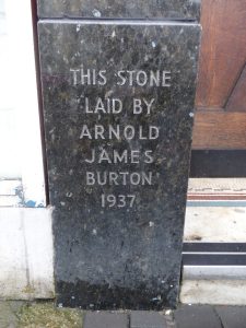 Former Burton store foundation page, Wednesbury, 2018