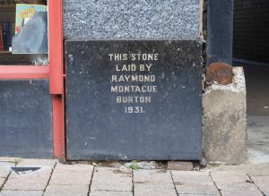 Former Burton foundation stone, Castleford, 2022