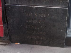 Former Burton foundation stone, Dublin, 2021