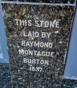Former Burton foundation stone, Beverley, 2023