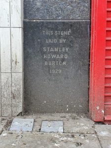 Former Burton foundation stone, Gateshead, 2023