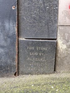 Former Burton foundation stone, Gateshead, 2023