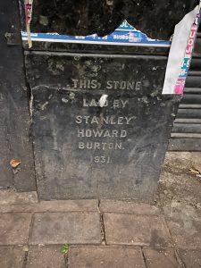 Former Burton foundation stone, Barking