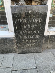 Former Burton foundation stone, Bognor Regis, 2023