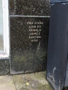 Former Burton foundation stone, Whitehaven, 2023