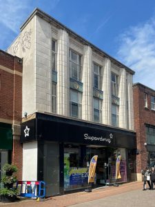 Former Burton foundation stone, Macclesfield, 2023