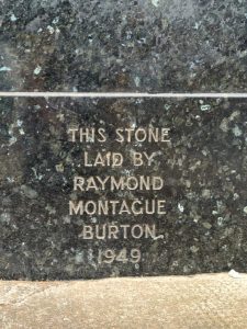 Former Burton store foundation stone, Paisley Road West, Glasgow, 2024