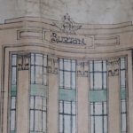 1931 architectural drawing for new Burton store at 7-8 Castle Street, Swansea