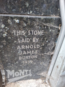 Former Burton store foundation stone, Hertford, 2026