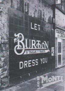 Burton store tiles, Cricklewood, 1978. Photo courtesy of David Thomas.
