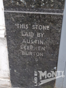 Former Burton store foundation stone, Brentwood, 2026