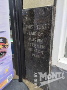 Former Burton store foundation stone, Hornchurch, 2026