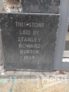 Former Burton store foundation stone, Hornchurch, 2026