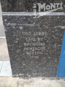 Former Burton store foundation stone, Letchworth Garden City, 20
