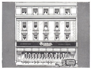 Original Burton store, 7-8 Castle Street, Swansea, from Ideals in Industry