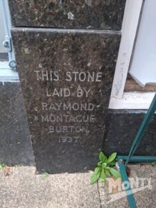 Former Burton store foundation stone, Alfreton, 2026