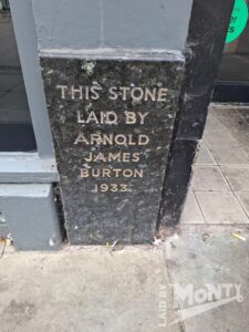 Former Burton store foundation stone, Derby, 2026