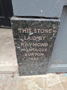 Former Burton store foundation stone, Derby, 2026