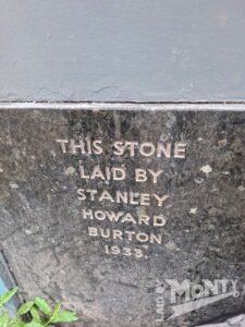 Former Burton store foundation stone, Derby, 2026