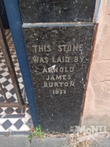 Former Burton store foundation stone, Grantham 2026