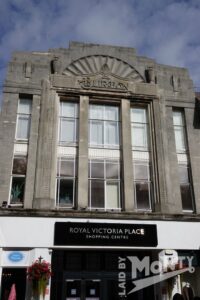 Preserved facade of former Burton store, Tunbridge Wells, 2026