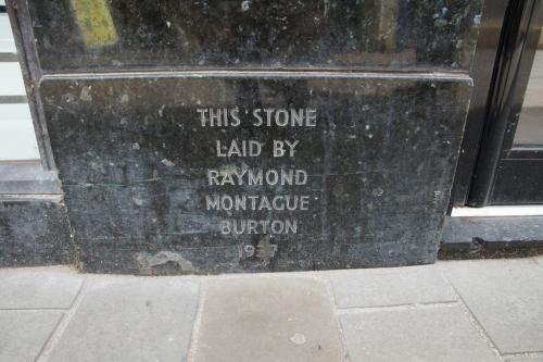 Burton Abergavenny foundation stone