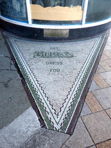 Burton store mosaic, Hull, 2018