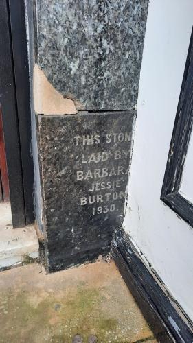 Former Burton foundation stone, Lytham St Annes