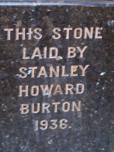 Former Burton store foundation stone, Woking, 2010